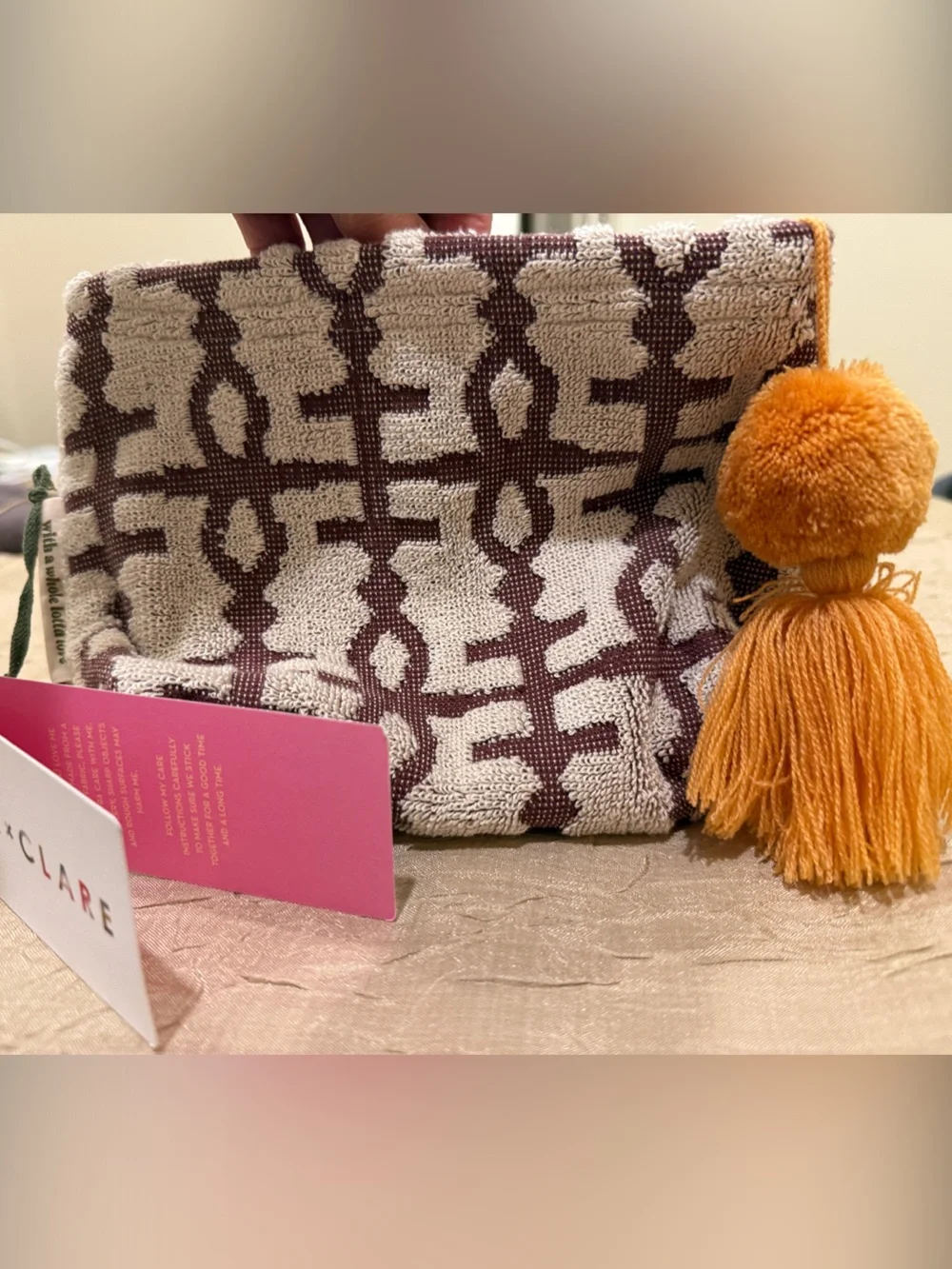 Sage x Clare cotton cosmetic